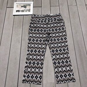 NWT INC Desert Safari mid-rise crop pants size 12